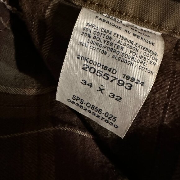 Flannel Lined Jean Lee color Teak - Picture 4 of 6